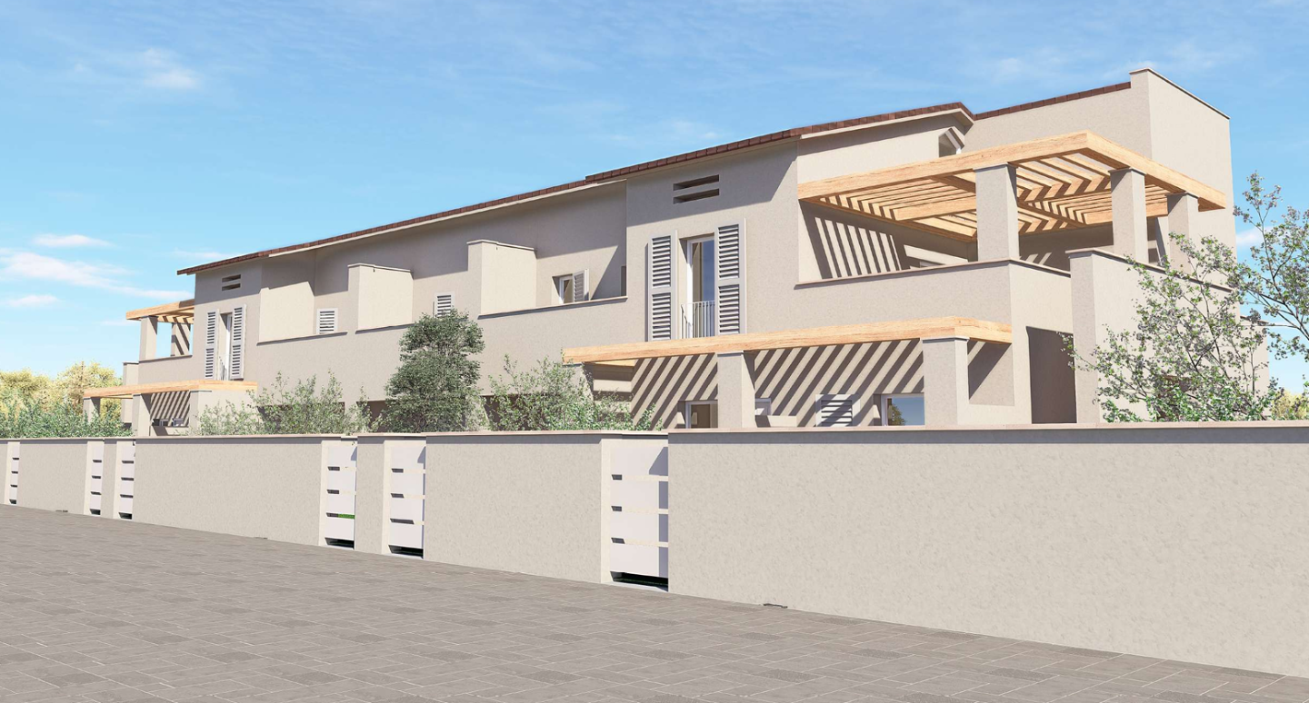 Quadrilocale con giardino a Pisa