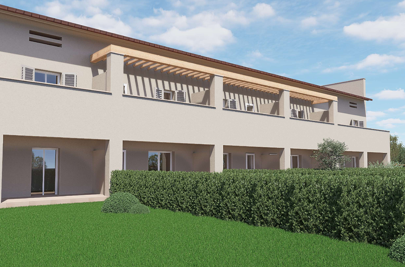 Quadrilocale con giardino a Pisa