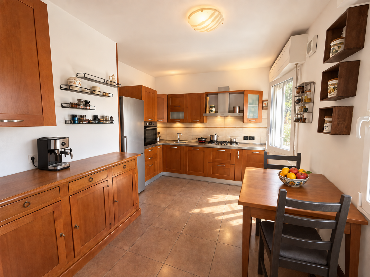 Quadrilocale con terrazzo a Cascina