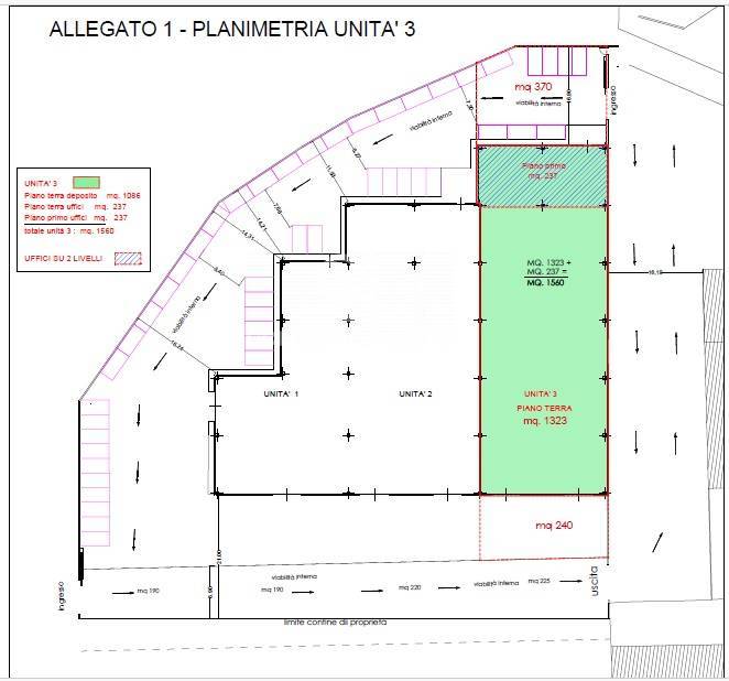Capannone industriale in vendita a Pomezia