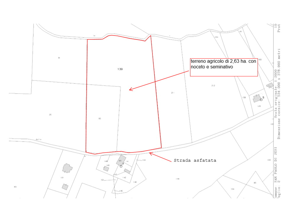 Terreno Agricolo in vendita a San Paolo di Jesi
