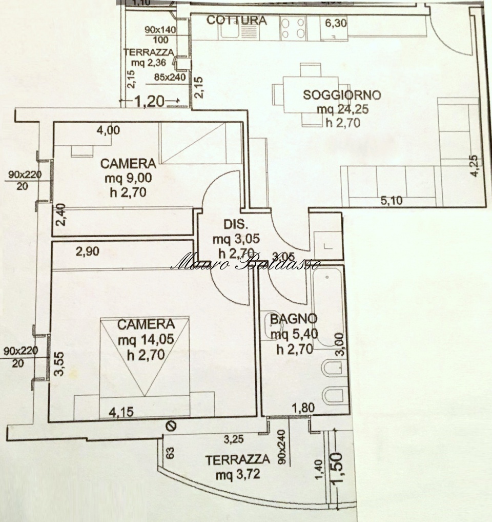 Trilocale con terrazzo a Spresiano