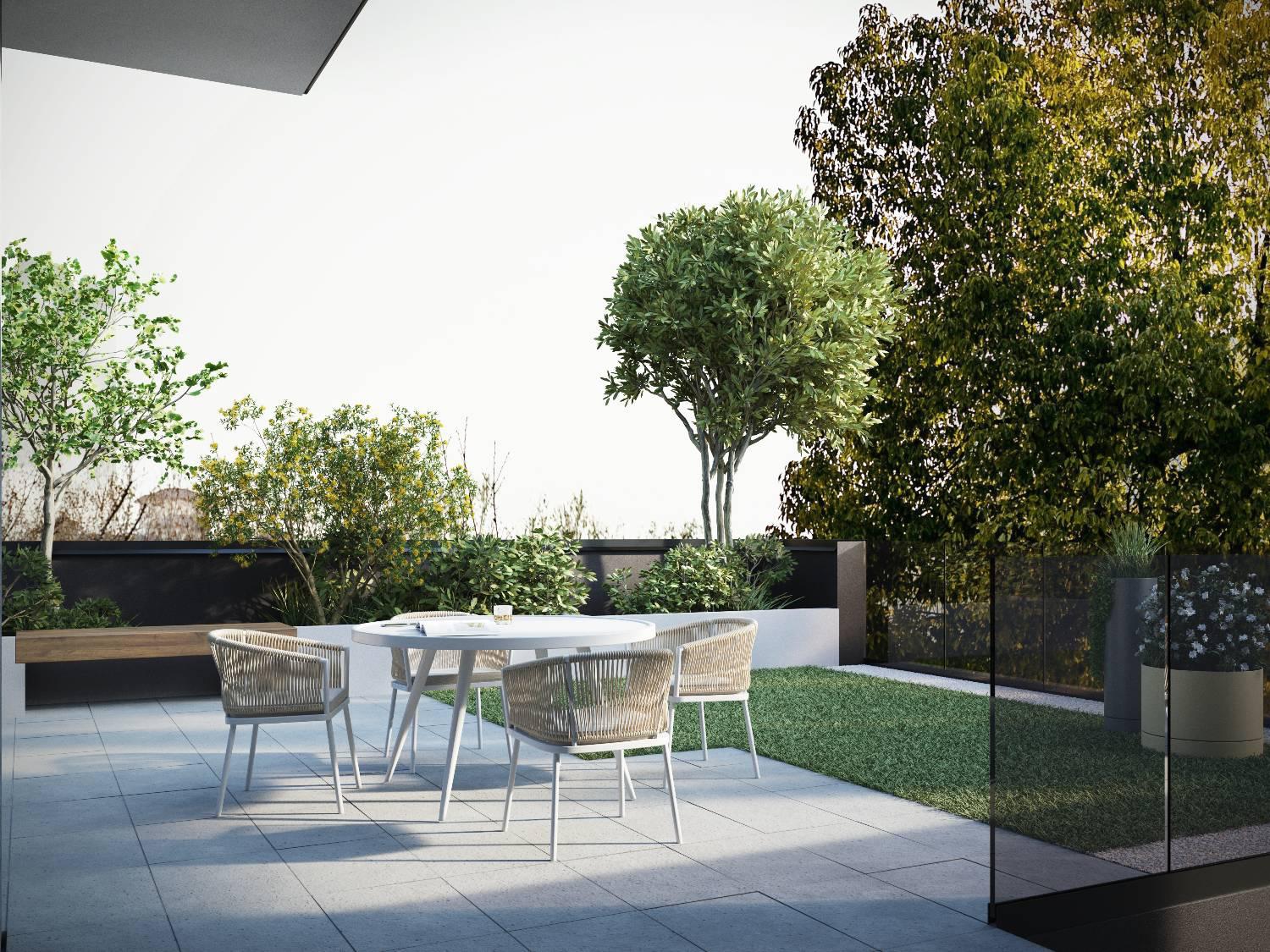 Villa Bifamiliare con giardino a Udine