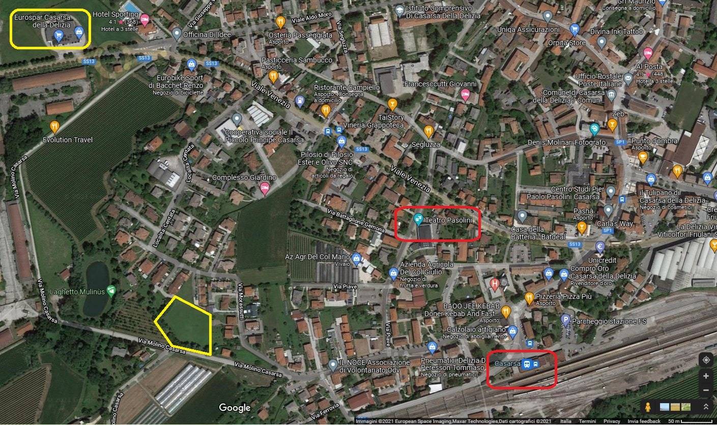 Terreno edificabile in vendita a Casarsa della Delizia