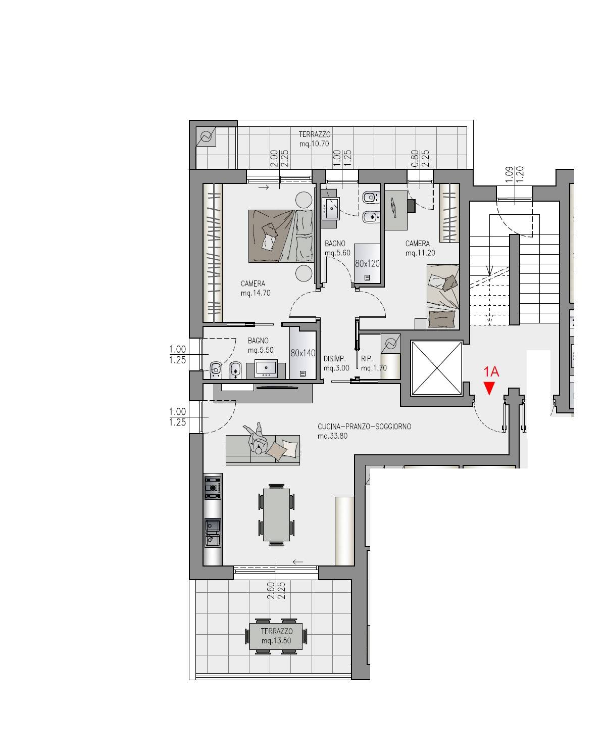 Appartamento in vendita a Pordenone, Centro