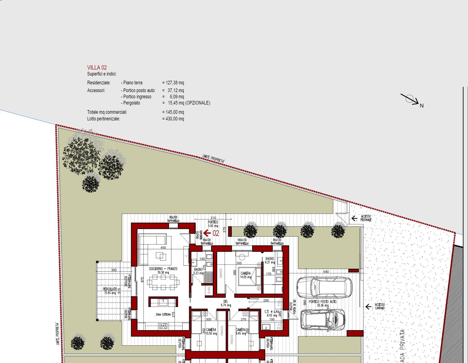 Villa bifamiliare in vendita a Cordenons