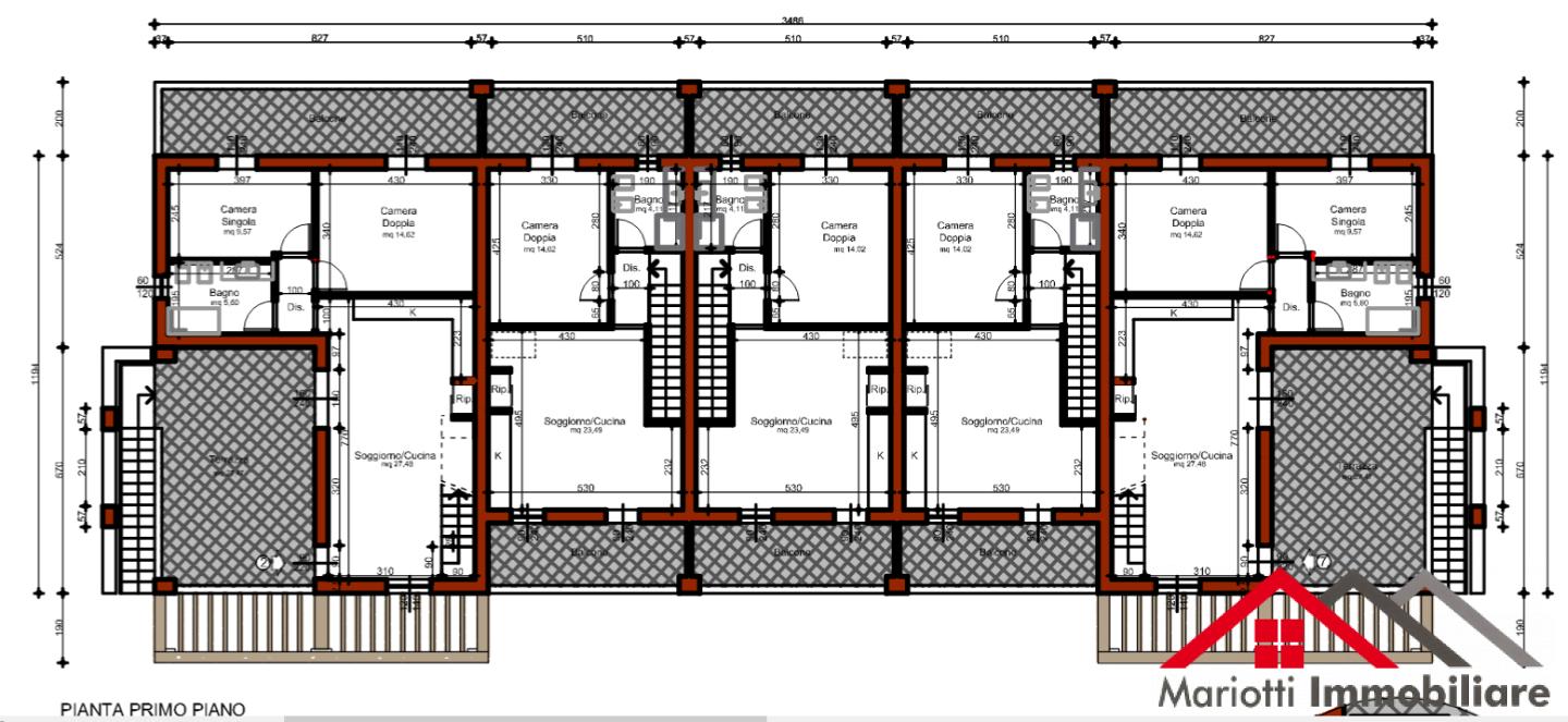 Quadrilocale con giardino a Pisa