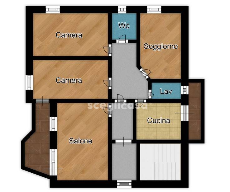 Appartamento in vendita a Palermo, Michelangelo