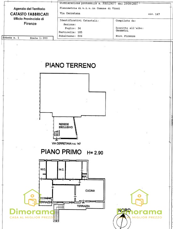 Appartamento con terrazzo in localita' toiano - via cerretana 147, Vinci