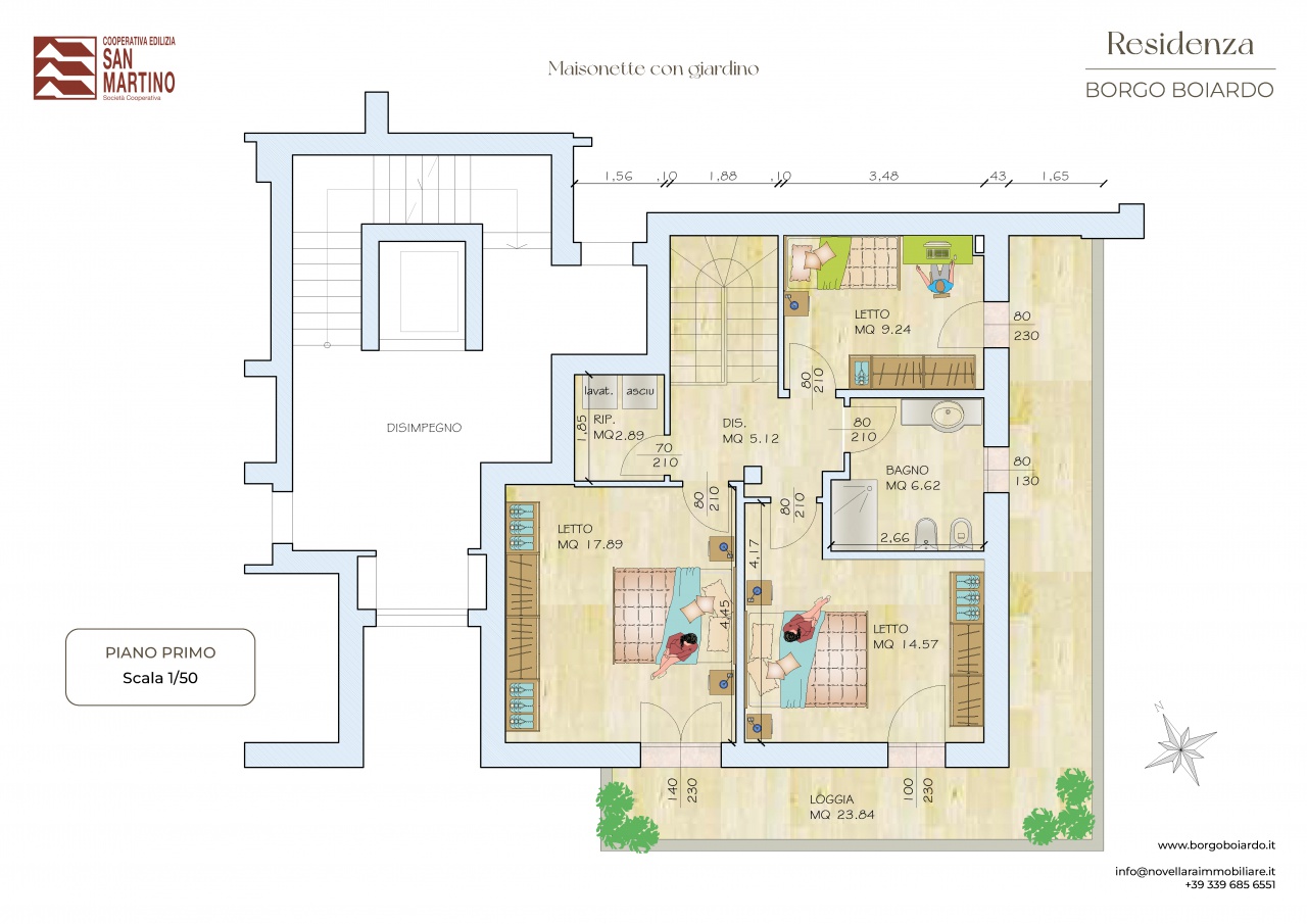 Appartamento con giardino a Scandiano