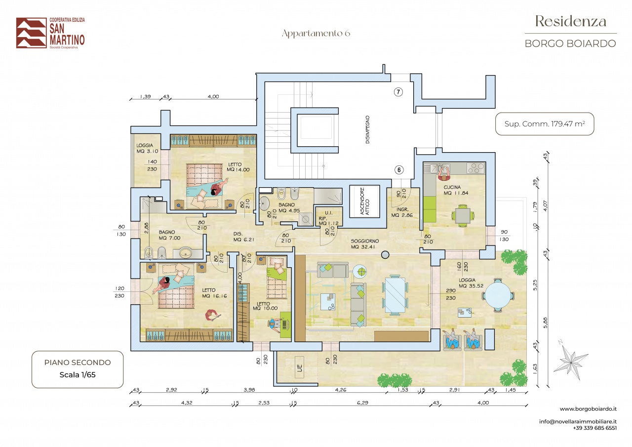 Appartamento con terrazzo a Scandiano