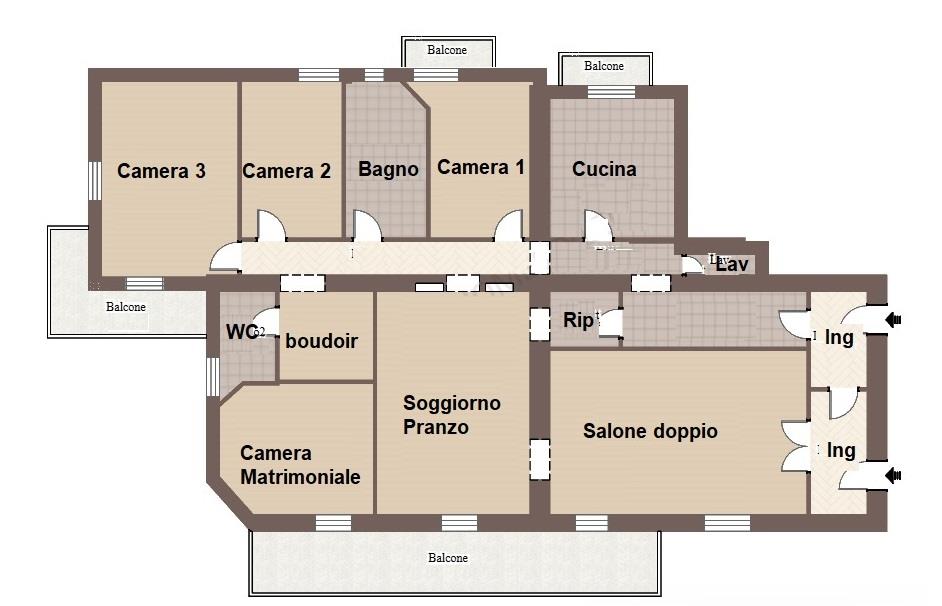 Appartamento da ristrutturare in corso vittorio emanuele 121, Napoli