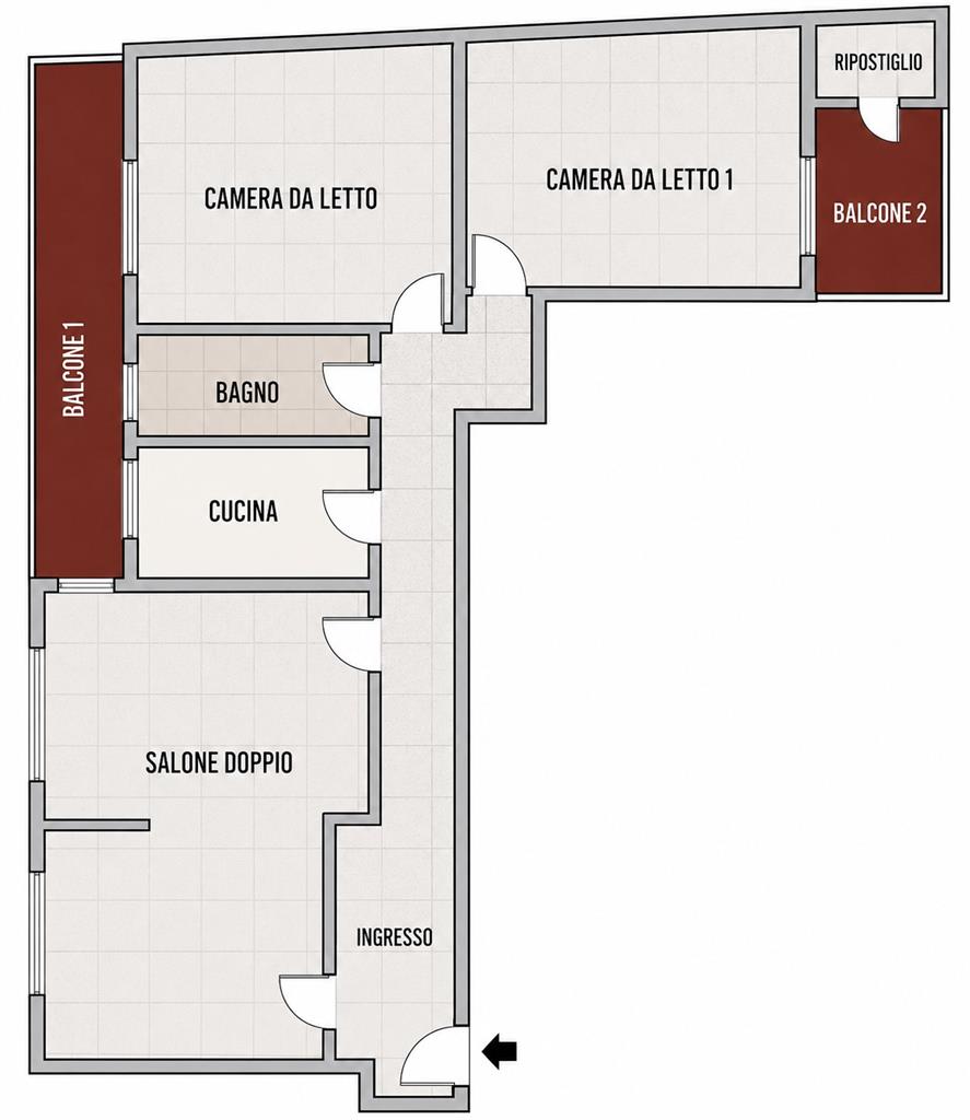 Appartamento da ristrutturare in via divisione siena, Napoli