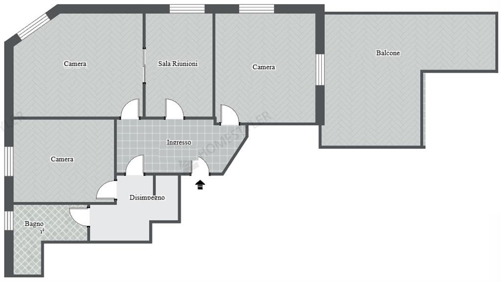 Ufficio ristrutturato in via dei fiorentini 61, Napoli