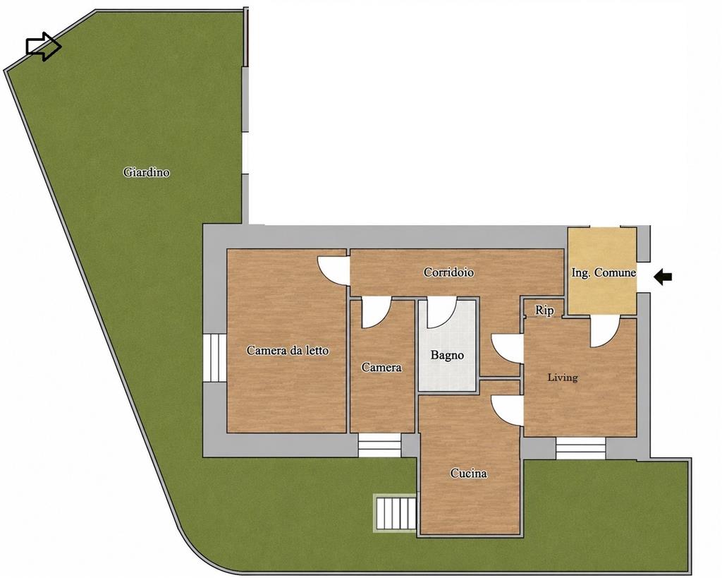 Appartamento da ristrutturare in traversa privata sanseverino 21, Napoli