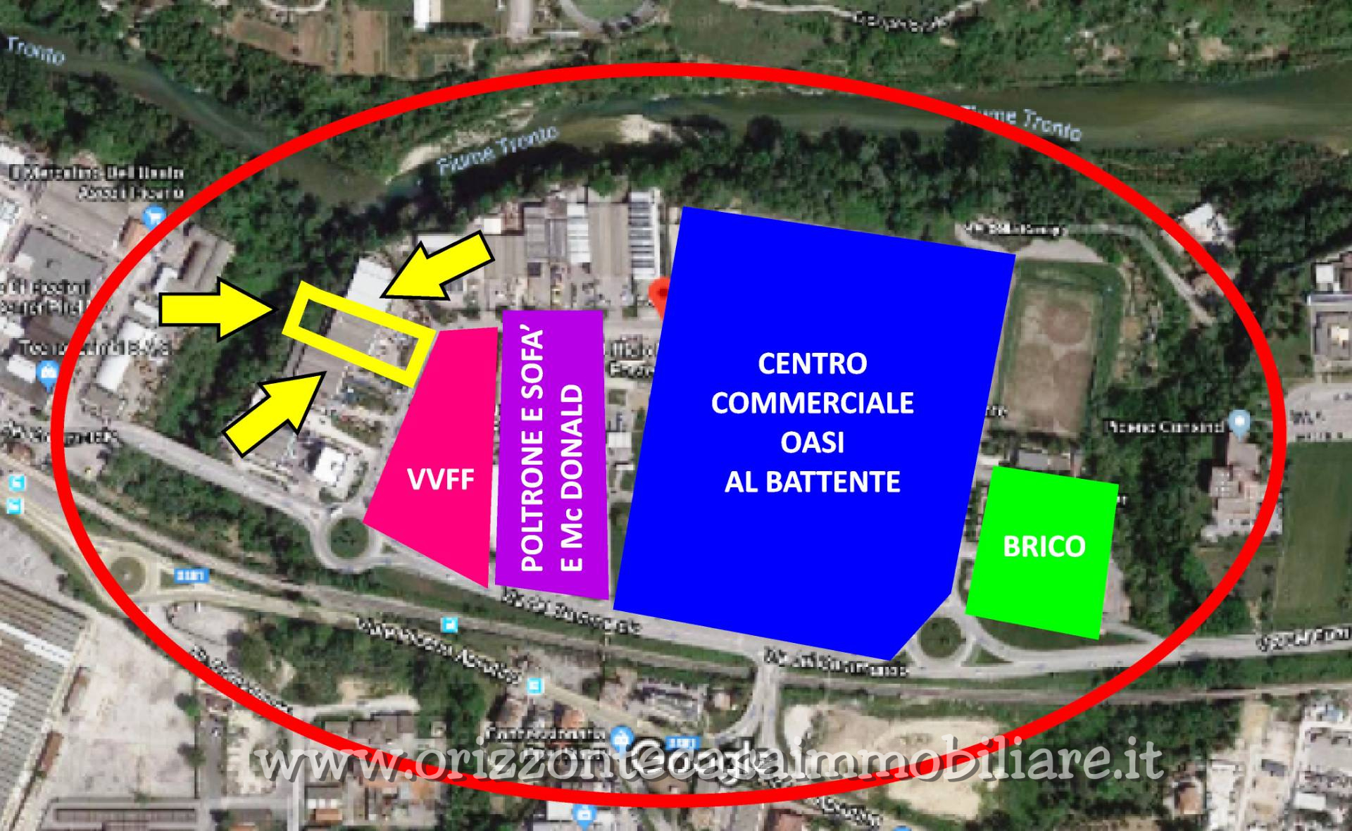 Locale commerciale in vendita a Ascoli Piceno, Lu Battente