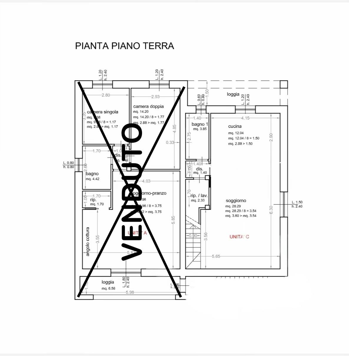 Porzione di Trifamiliare in vendita a Calcinaia, Centro