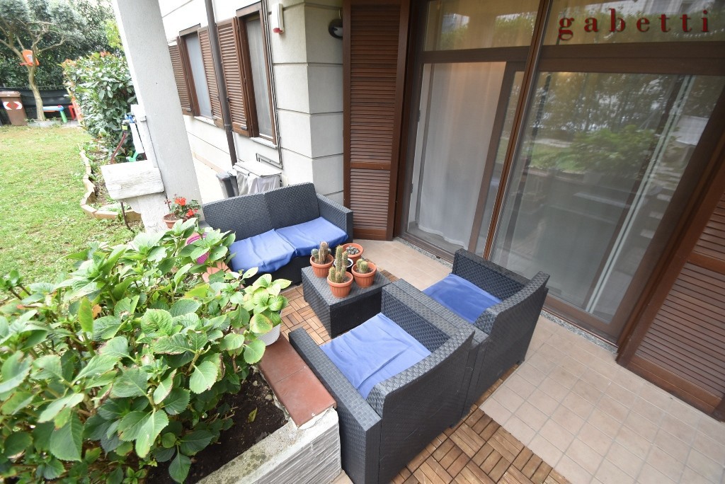 Trilocale con giardino a Corbetta