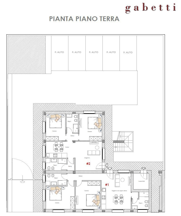 Trilocale con box a Turbigo