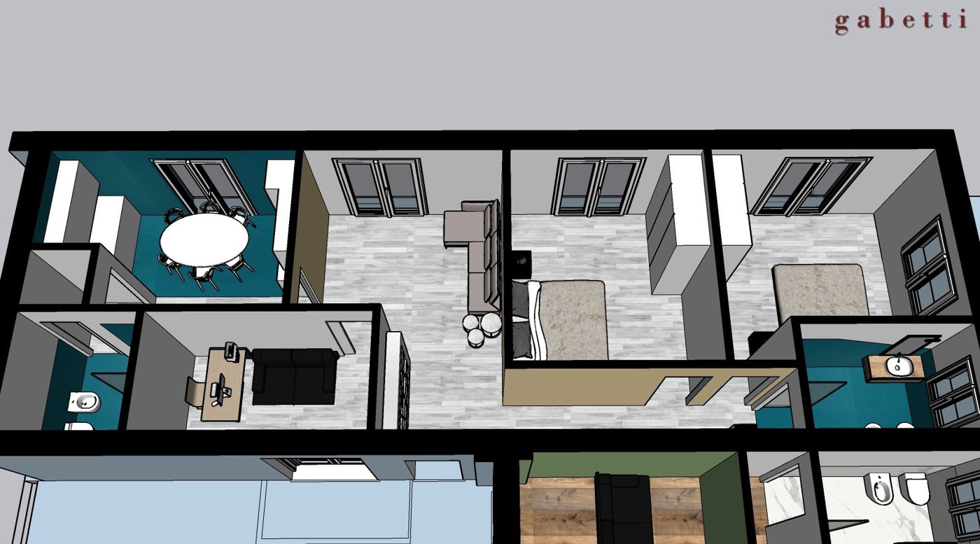 Quadrilocale con box a Turbigo