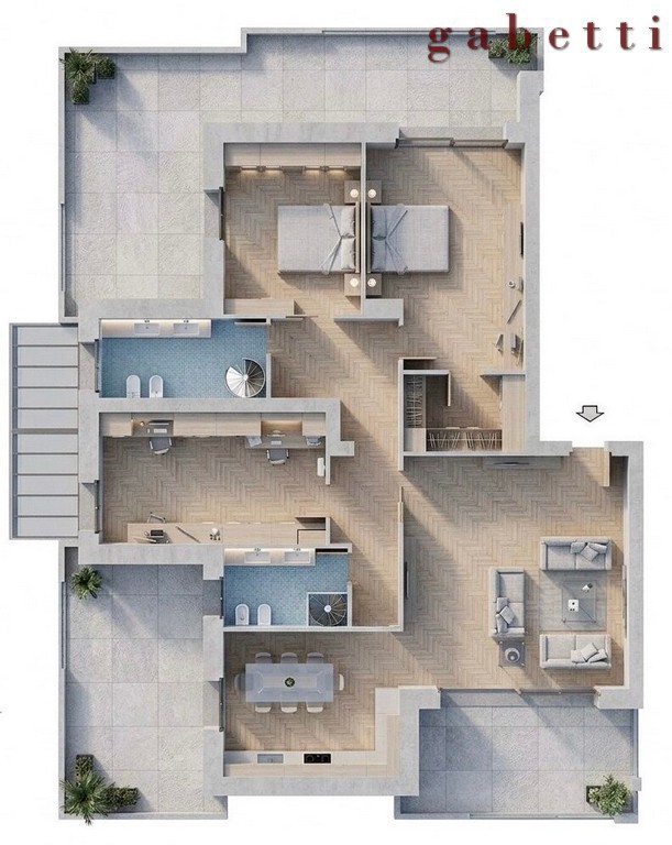 Attico nuovo a Magenta