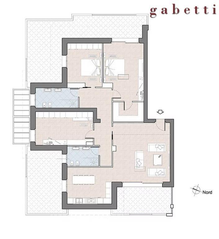 Attico nuovo a Magenta