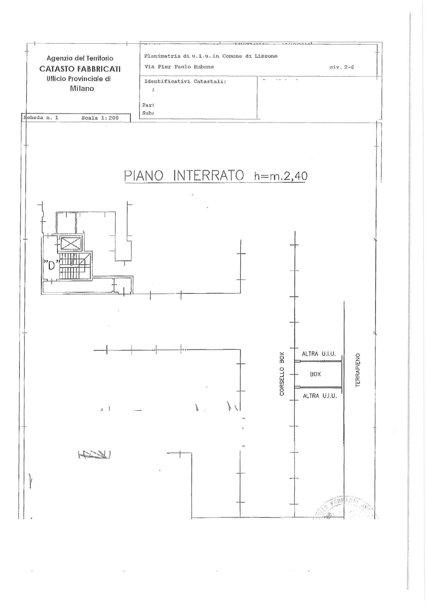 Box o garage in vendita a Lissone