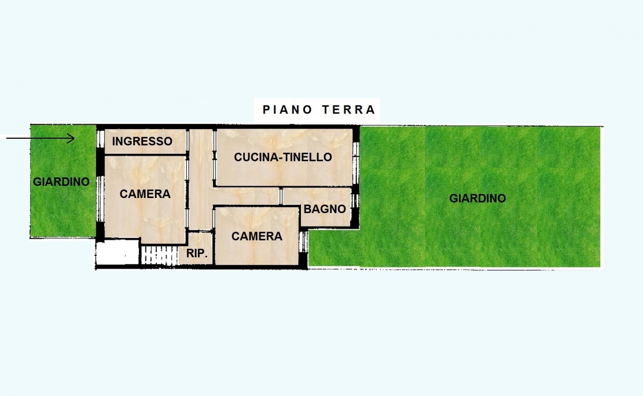 Casa indipendente con giardino a Viareggio