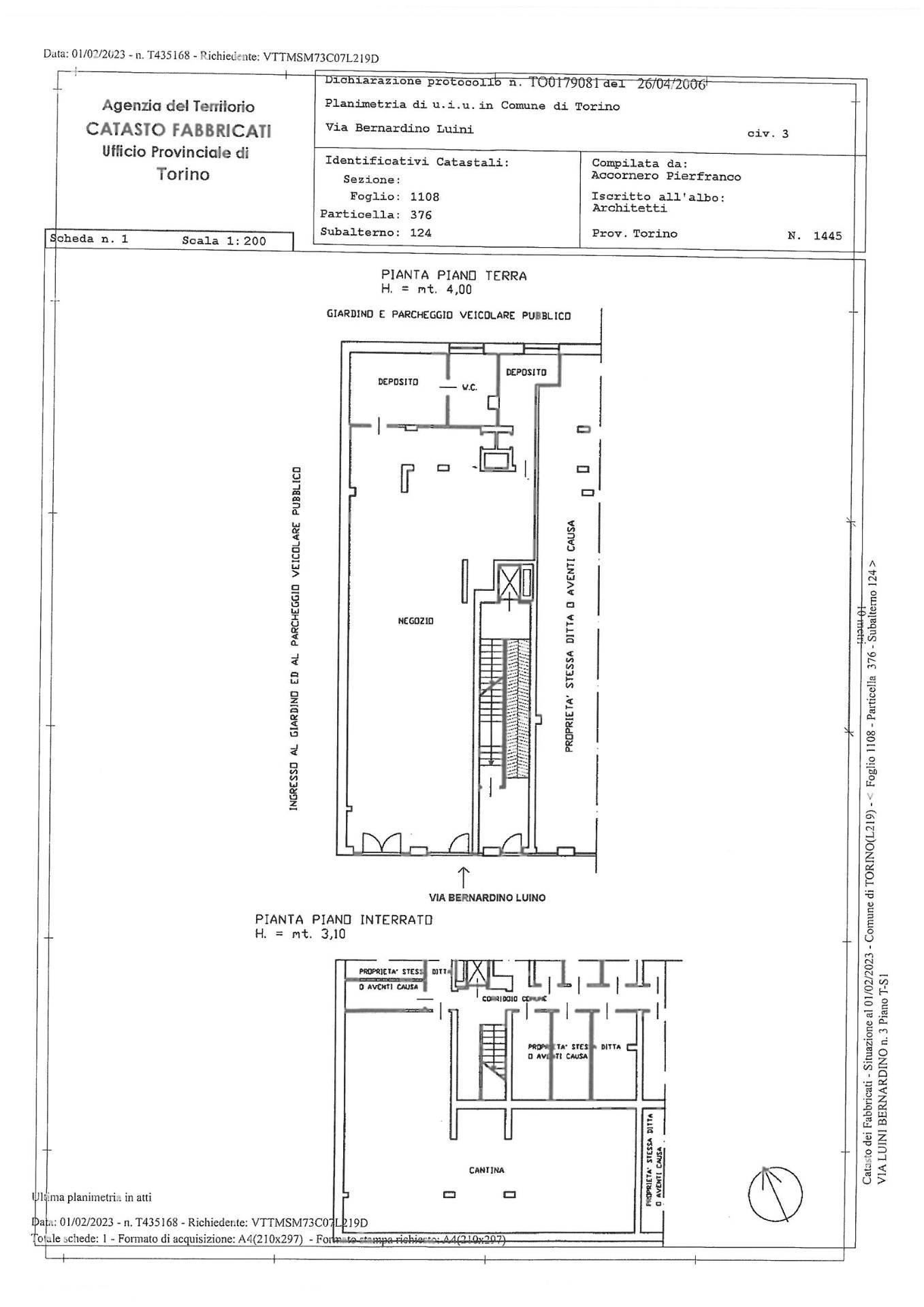 Locale commerciale in vendita a Torino, Lucento - Vallette