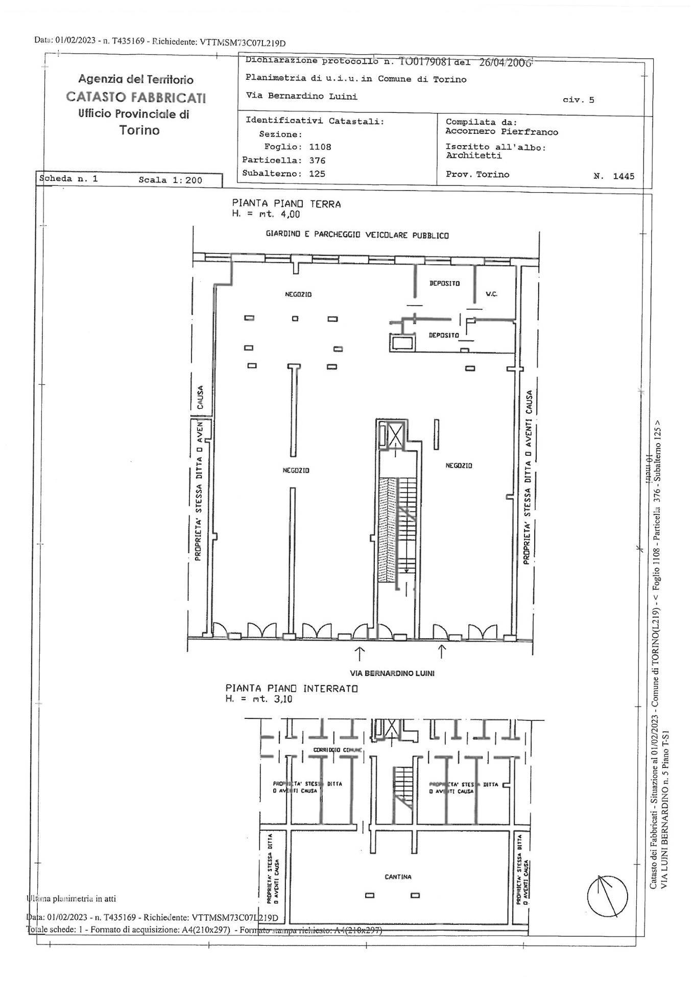 Ufficio in vendita a Torino, Lucento - Vallette