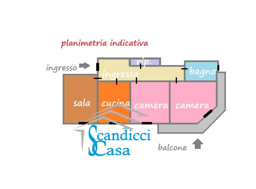 Appartamento in vendita a Scandicci, Casellina