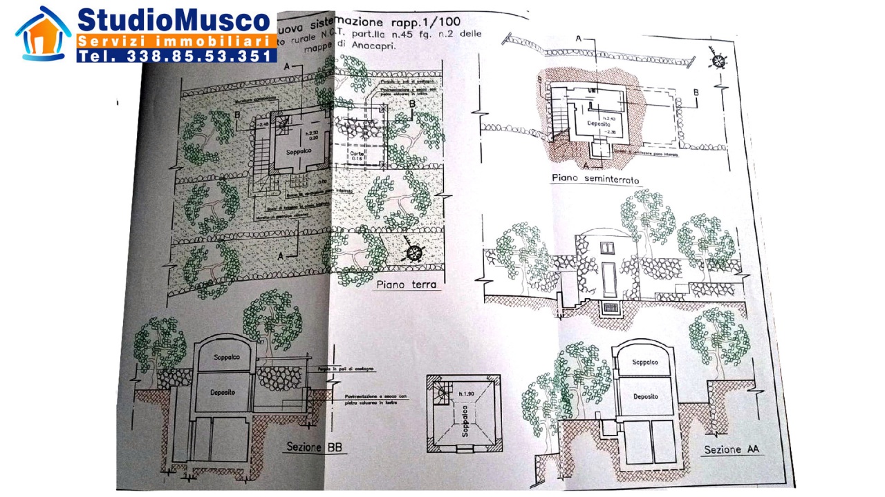 Terreno in vendita in via vecchia grotta azzurra, Anacapri