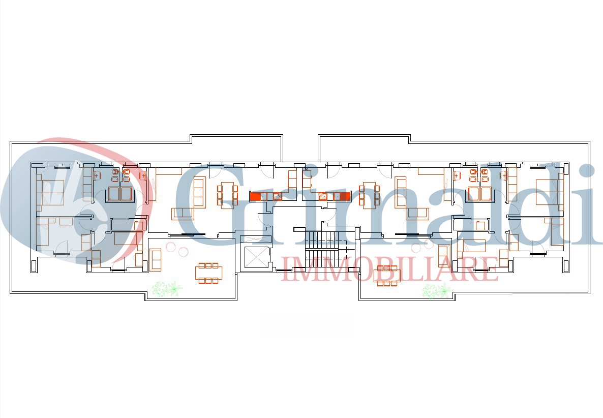 Quadrilocale con box a Foligno