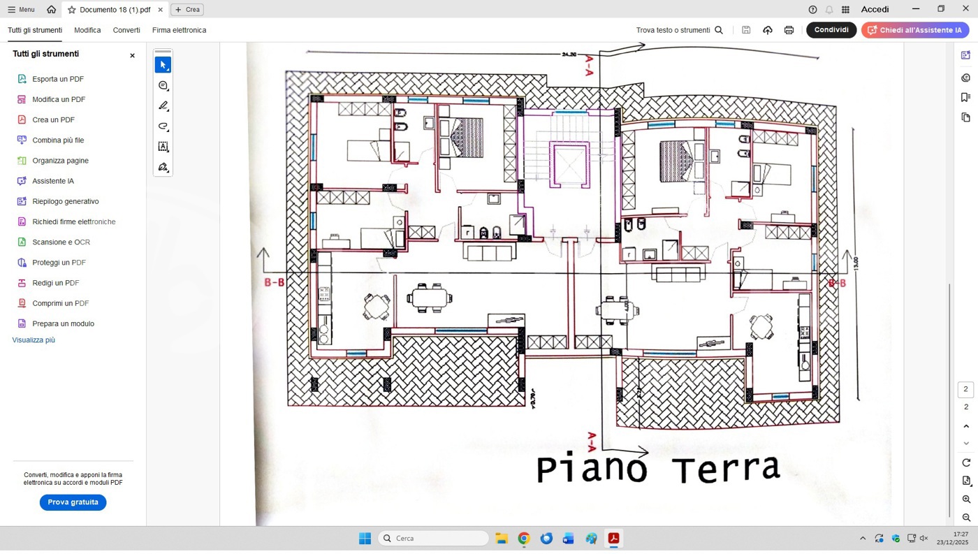Quadrilocale con giardino a Corciano