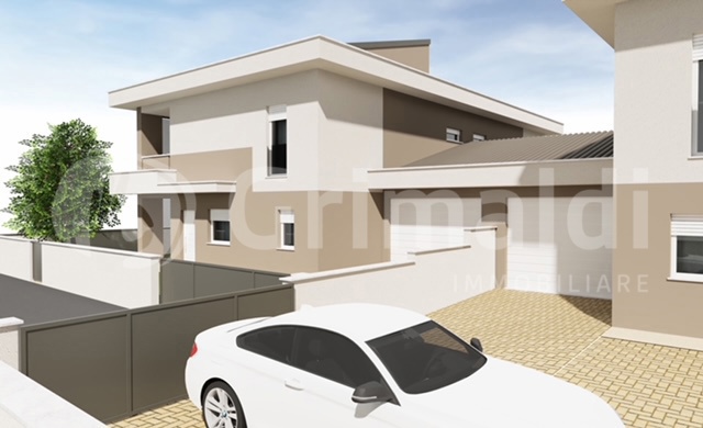 Villa Bifamiliare con giardino a Foligno