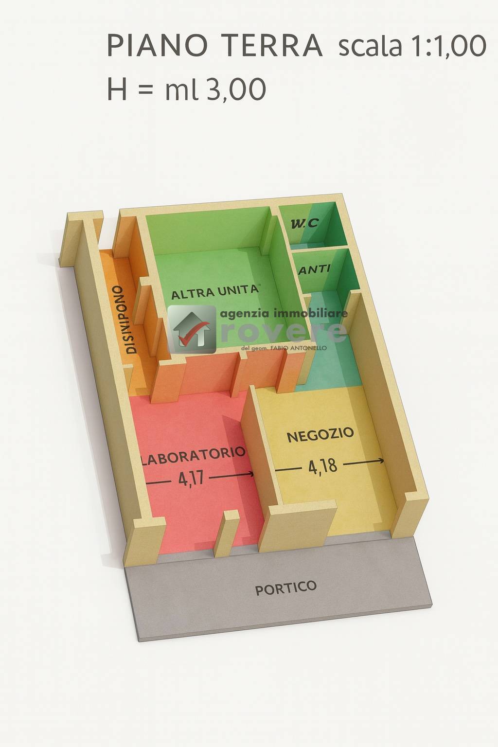 Locale commerciale in affitto a Villorba, Fontane