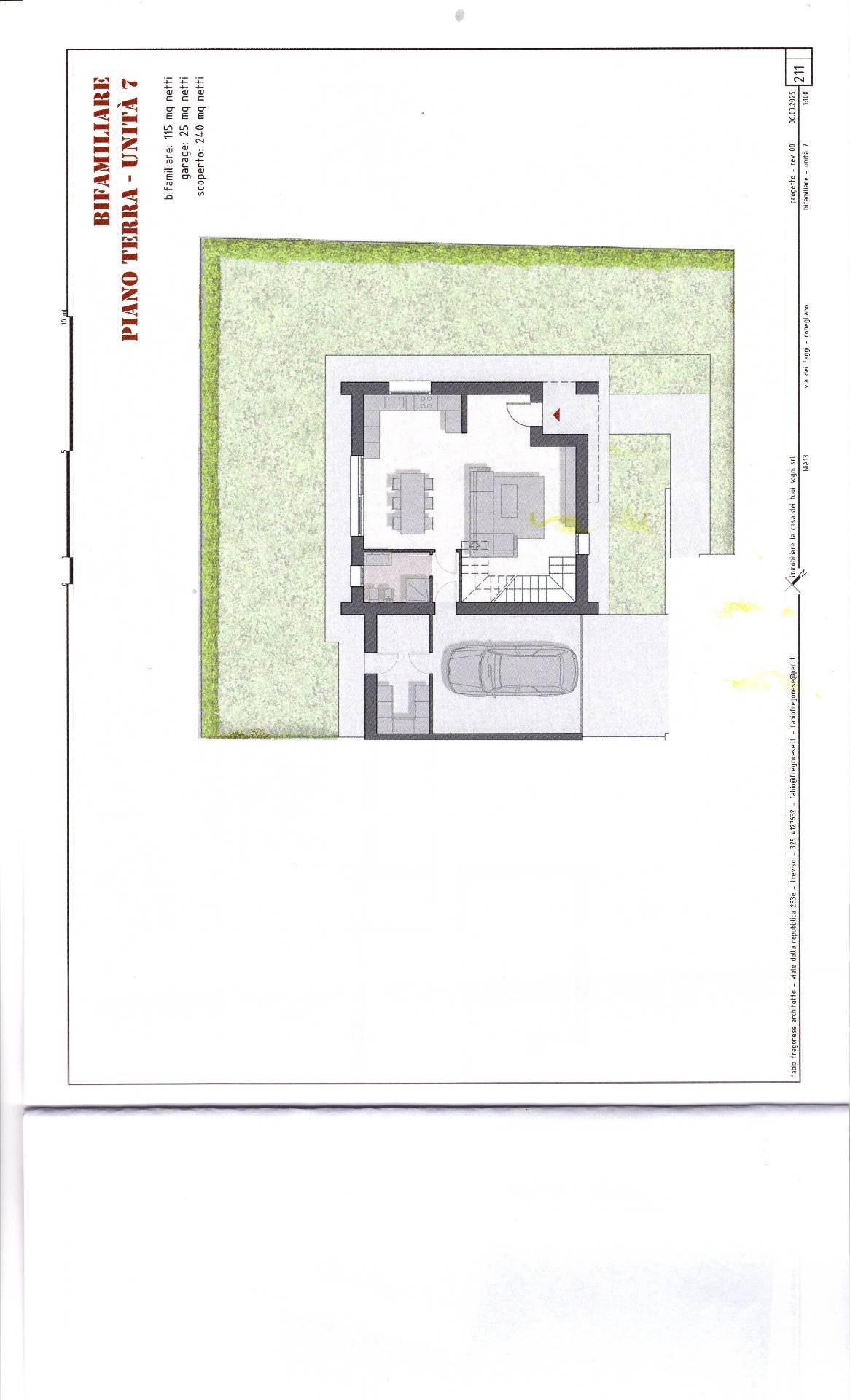 Villa bifamiliare in vendita a Conegliano, Campolongo