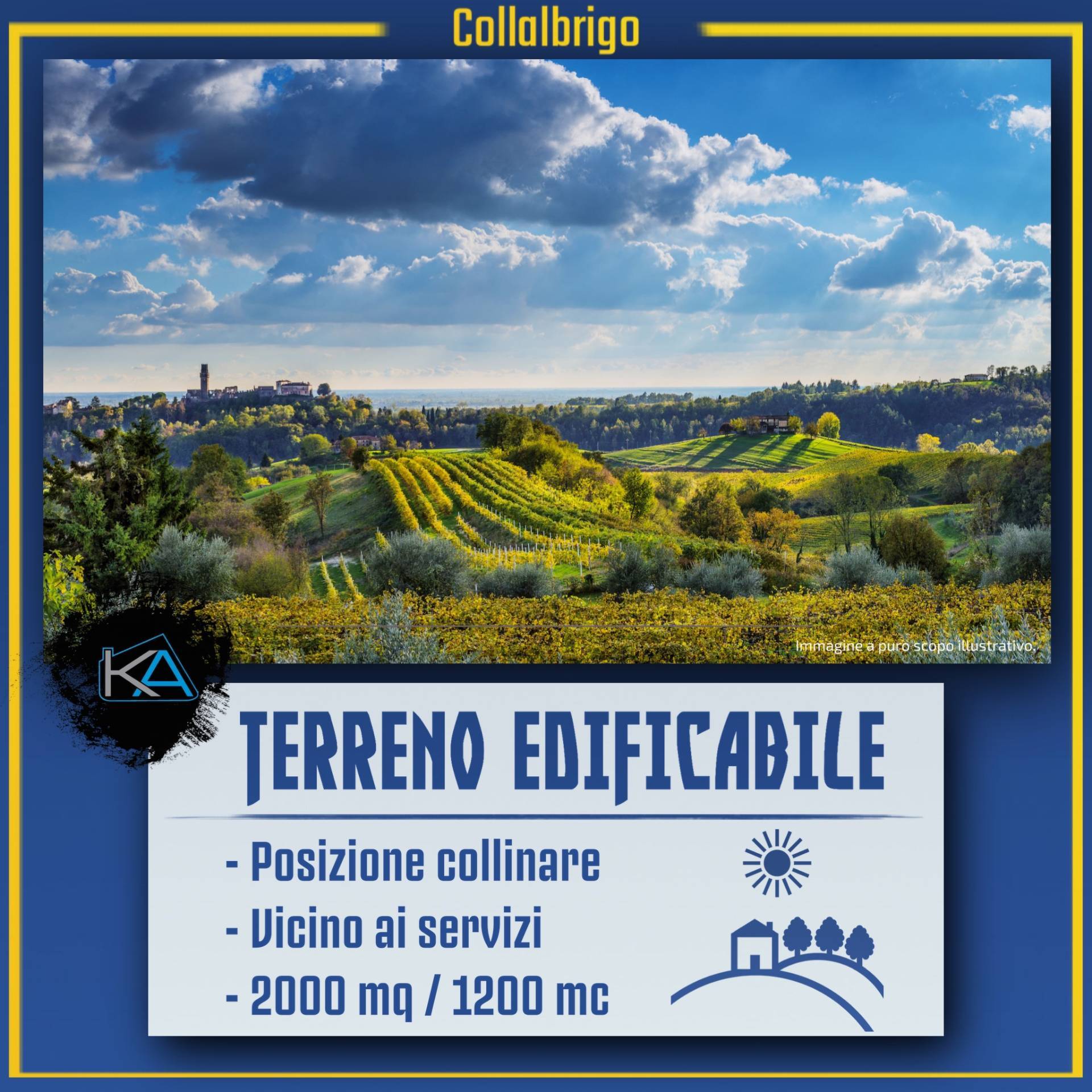 Terreno edificabile in vendita a Conegliano, Collalbrigo