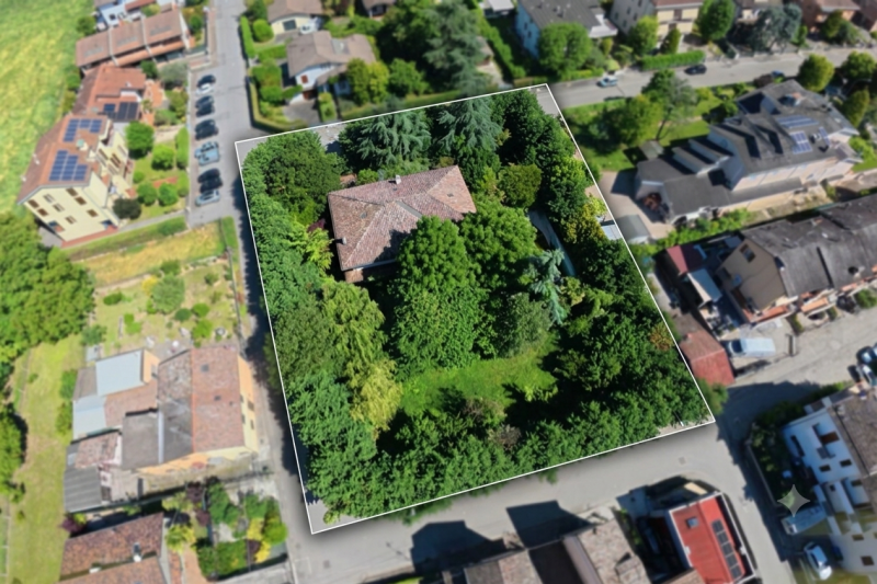 Villa con giardino a Soliera