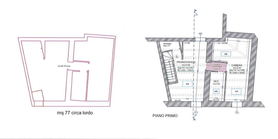 Appartamento ristrutturato in centro storico, Mondolfo