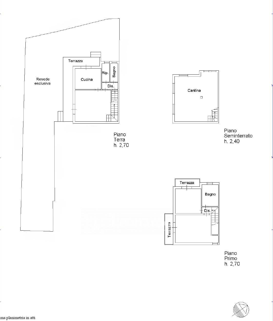 casa bifamiliare in vendita a Pietrasanta