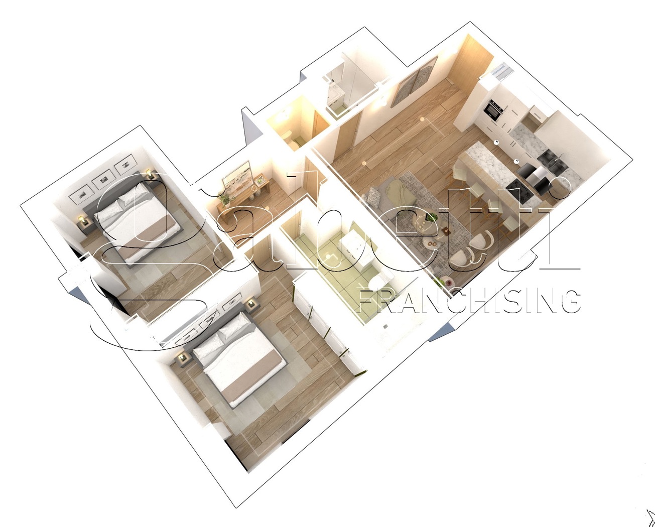 Trilocale con box a Ferrara