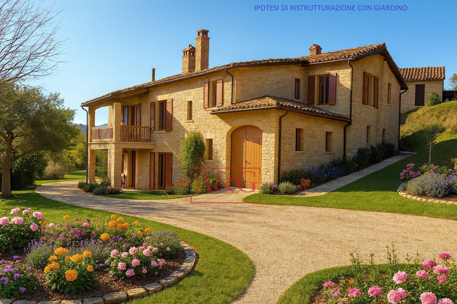 Casa colonica in vendita a Amandola, Campagna