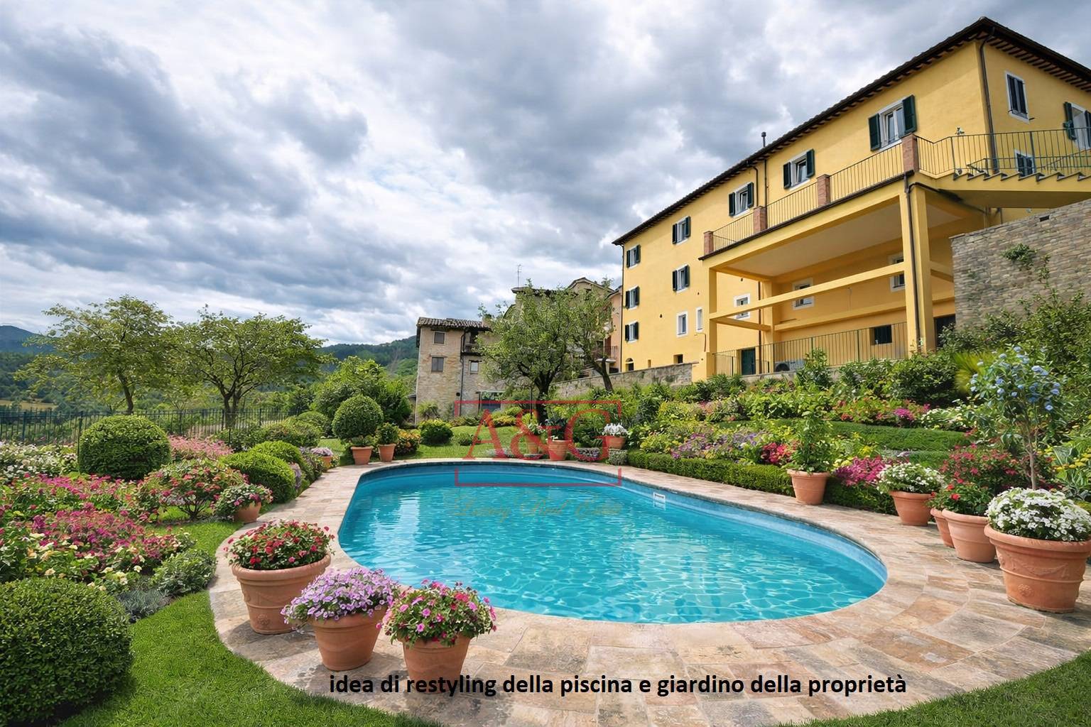 Villa in vendita a Montefortino, Collina