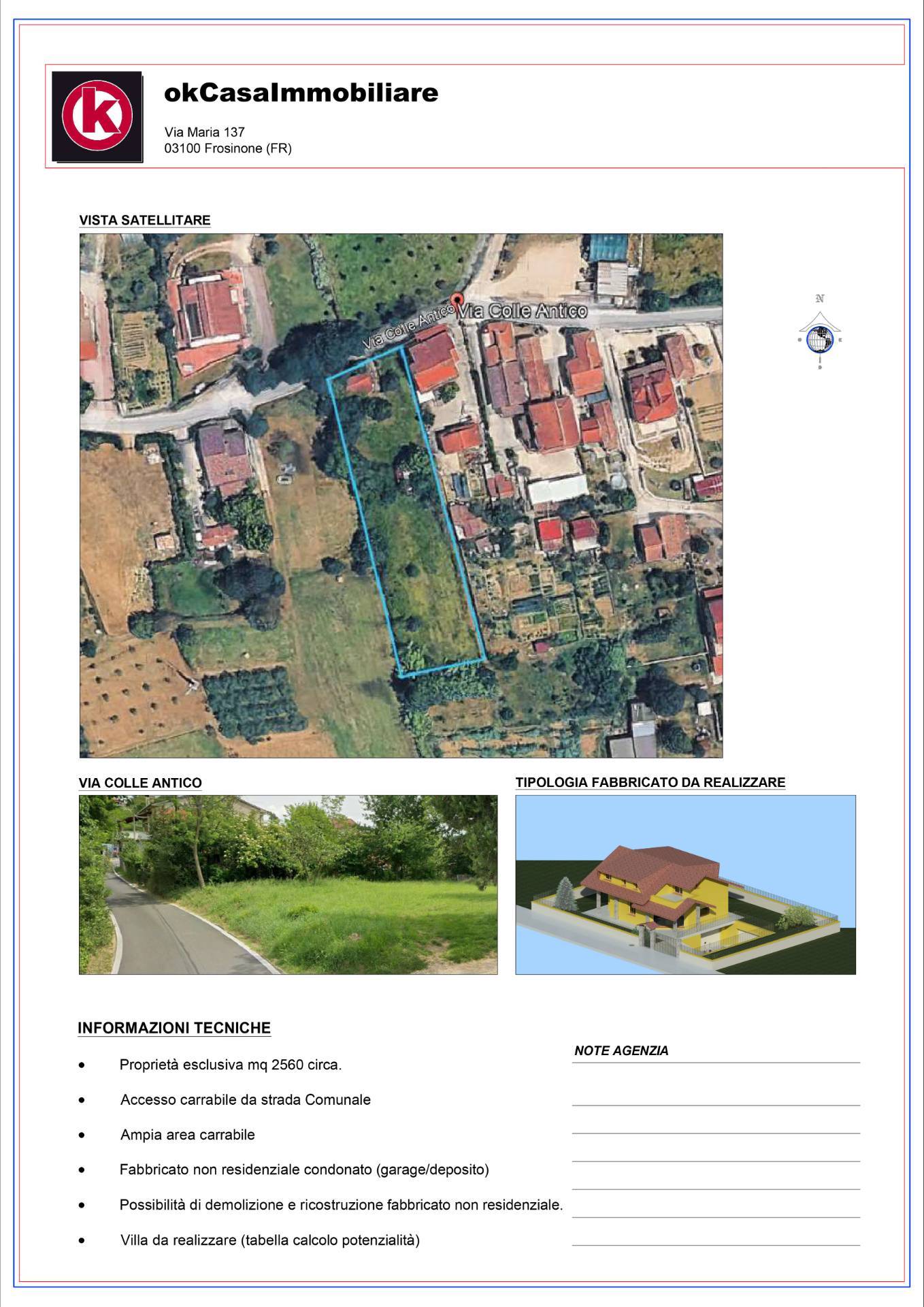 Terreno edificabile in vendita a Ceccano, Colle Antico