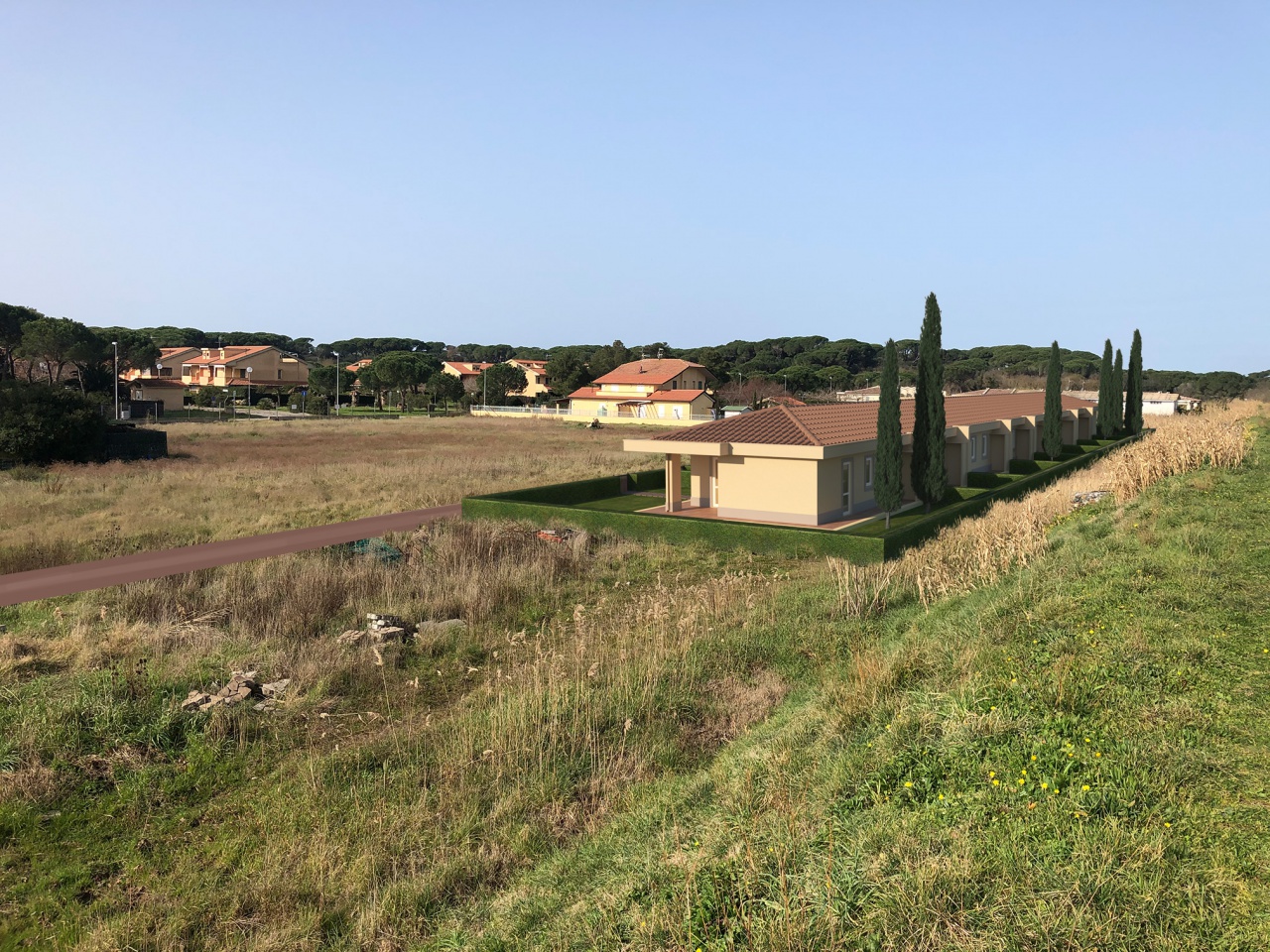 Trilocale con giardino in via delle palme, Castagneto Carducci