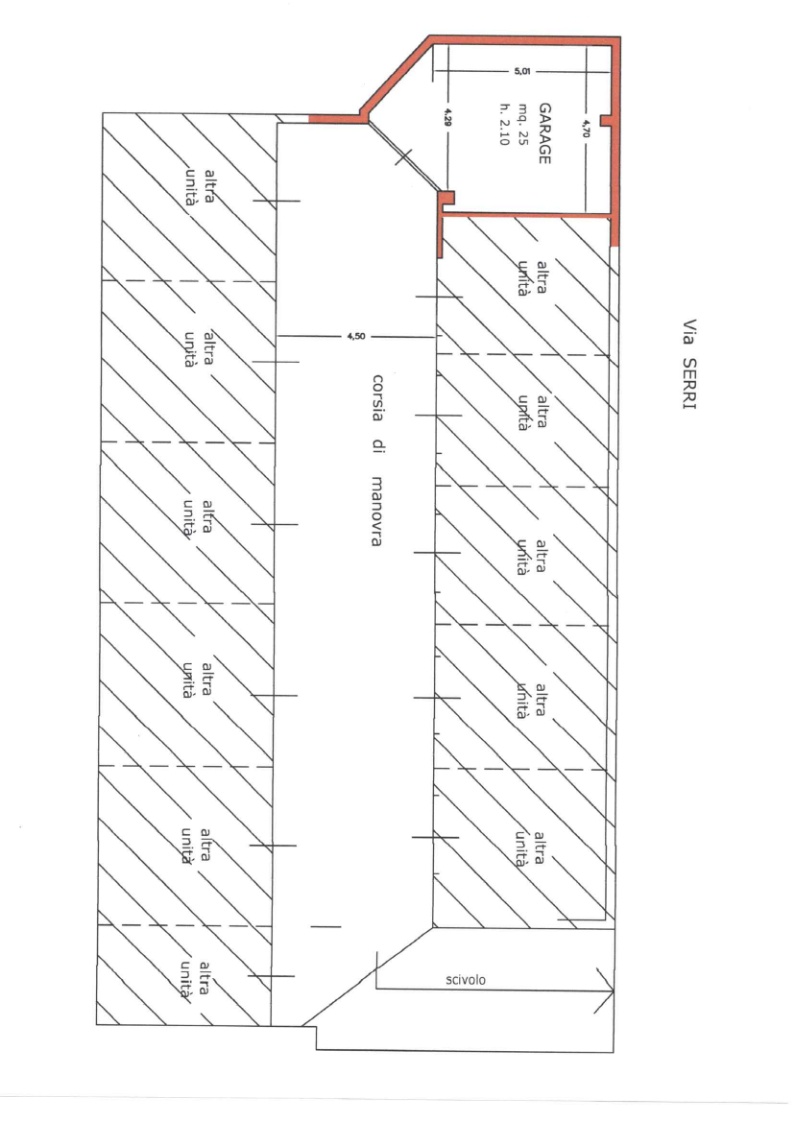 Posto auto coperto in vendita in via serri, Follonica