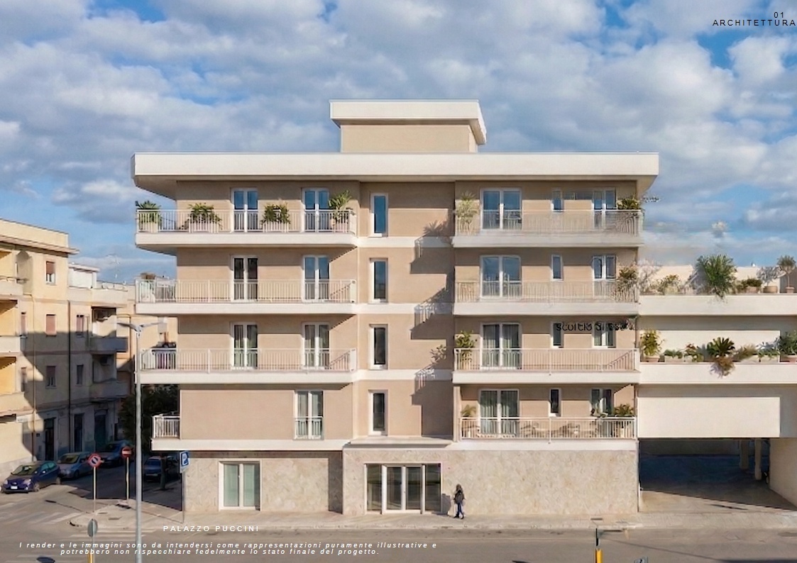 Trilocale con terrazzo in via puccini, Follonica