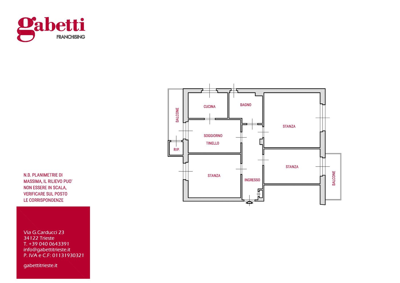 Quadrilocale in vendita a Trieste
