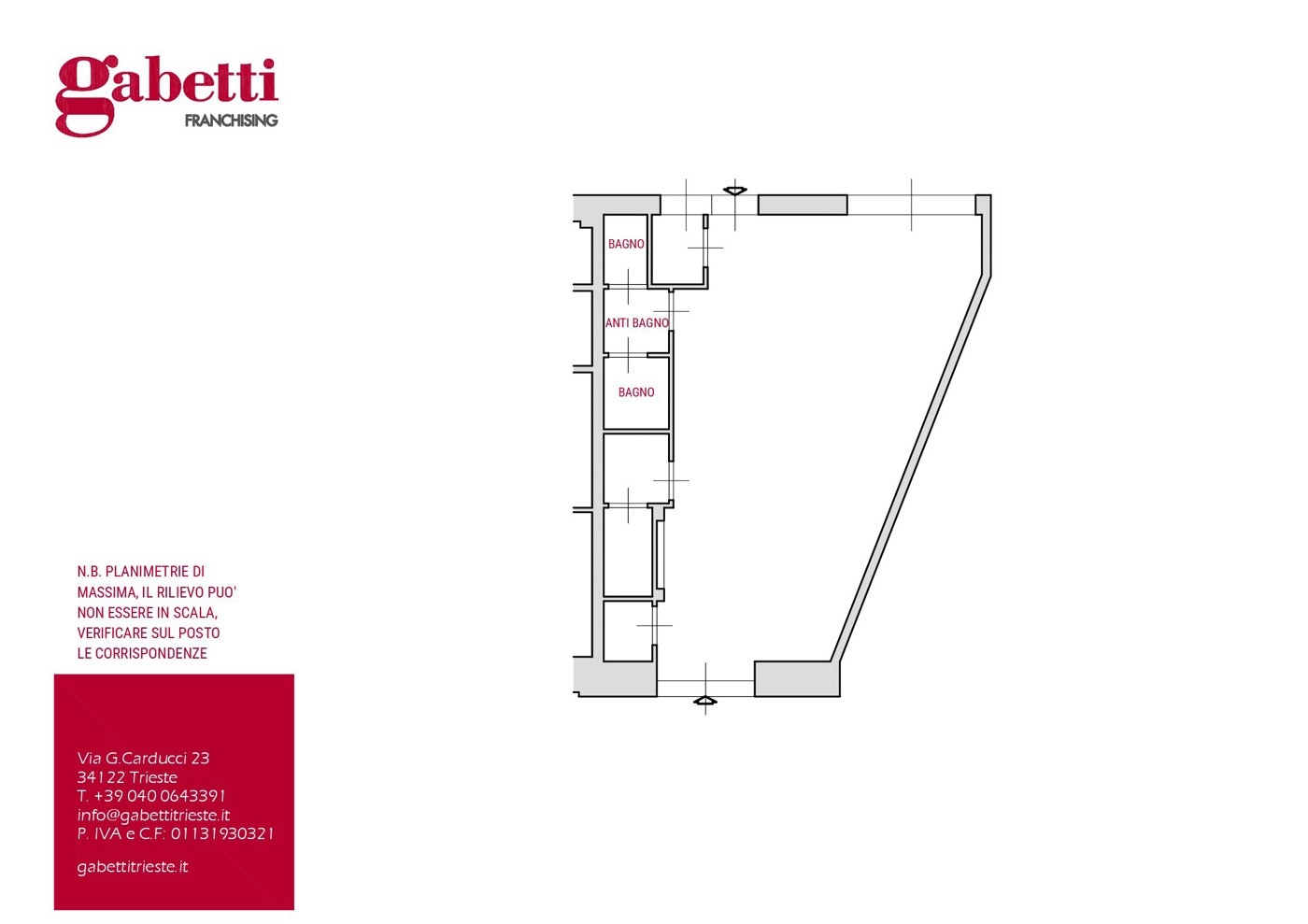 Negozio in affitto a Trieste